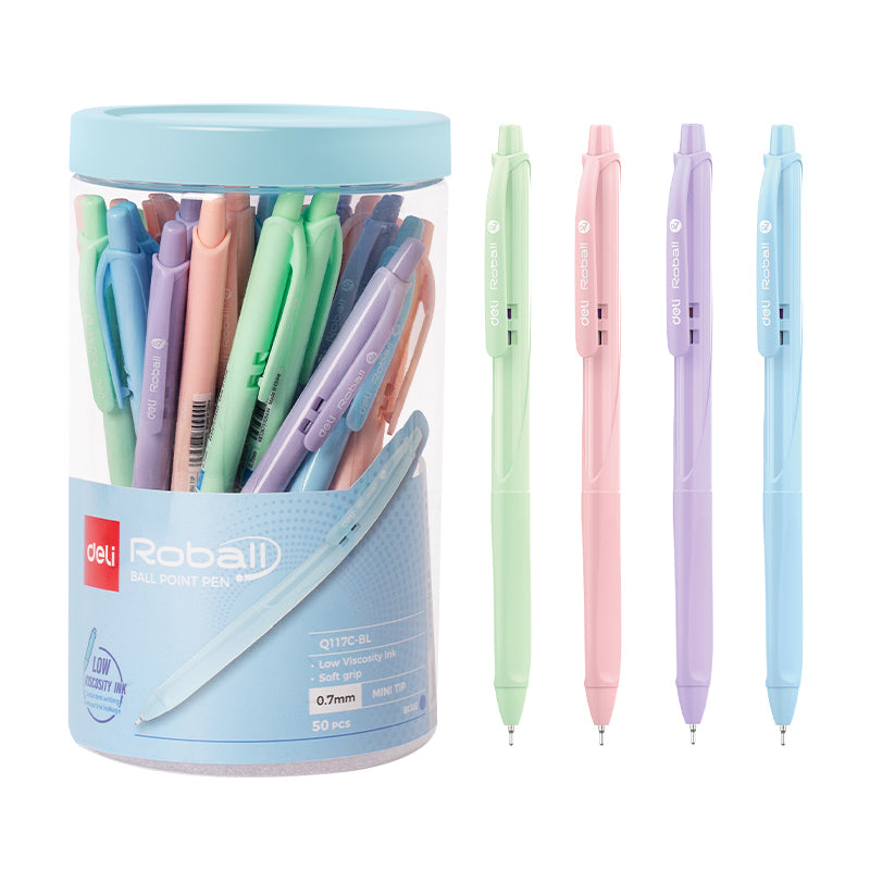 PIX CU MECANISM 0.7MM CORP PASTEL ALBASTRU ROBALL DELI PIX CU MECANISM 0.7MM CORP PASTEL ALBASTRU ROBALL DELI